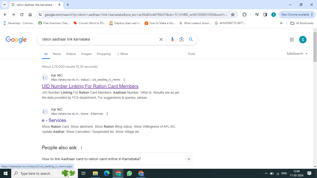 https://www.google.com/search?q=ration+aadhaar+link+karnataka&sca_esv=ec36d02c44708c07&rlz=1C1CHBD_enIN1058IN1058&sxsrf=ACQVn0_z36Nai3pVtqznJF-OSI3Gy_ZjMA%3A1710656102032&ei=Zor2Zdu9AdKJjuMP4YS2oAs&ved=0ahUKEwjbiK3K0vqEAxXShGMGHWGCDbQQ4dUDCBA&uact=5&oq=ration+aadhaar+link+karnataka&gs_lp=Egxnd3Mtd2l6LXNlcnAiHXJhdGlvbiBhYWRoYWFyIGxpbmsga2FybmF0YWthMgYQABgWGB4yCxAAGIAEGIoFGIYDMgsQABiABBiKBRiGAzILEAAYgAQYigUYhgNIshNQhwNY4xFwAXgBkAEAmAHbAqABghOqAQcwLjIuNy4xuAEDyAEA-AEBmAILoALyE8ICChAAGEcY1gQYsAPCAg0QABiABBiKBRhDGLADwgILEAAYgAQYigUYkQLCAgUQABiABJgDAIgGAZAGCpIHBzEuMi43LjGgB8Qt&sclient=gws-wiz-serp