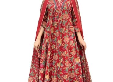 Elevate Your Style with Women’s Rayon Blend Anarkali Printed Kurta and Palazzo