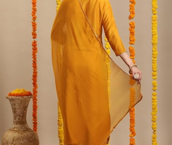 Elegant Rayon Blend Straight Embroidered Kurta with Pant1